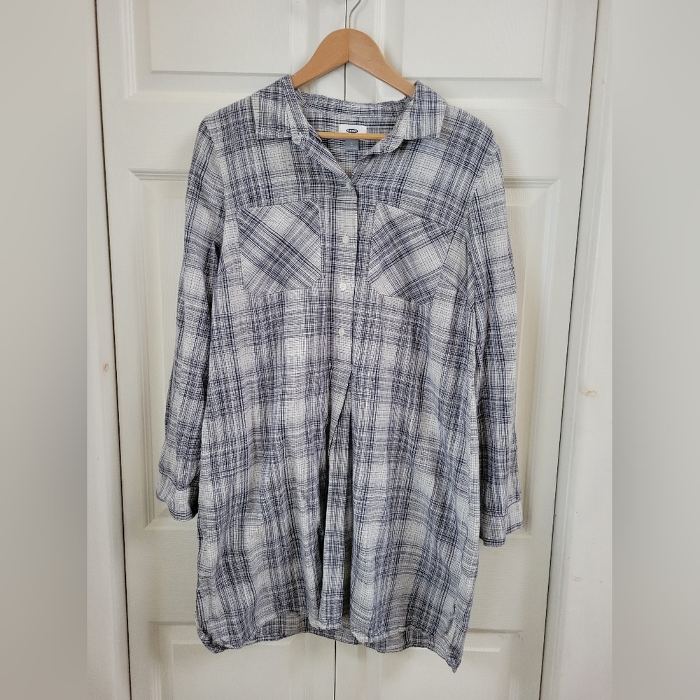 Plaid Tunic